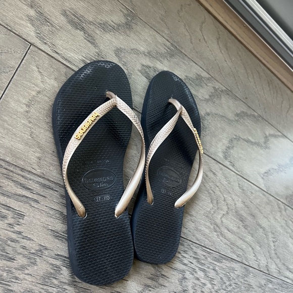 Havaiana's flip flops size 8 womens - Picture 3 of 3